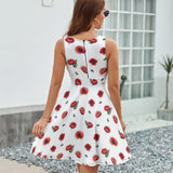 V-Neck Sleeveless Dress (NZ022)  Frocks