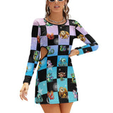 Hollow Slim-Fit Dress Slim dress with hollow waist