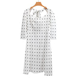 Polka Dot Women's Sweetheart Dress