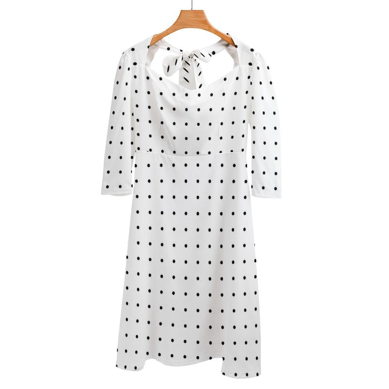 Polka Dot Women's Sweetheart Dress