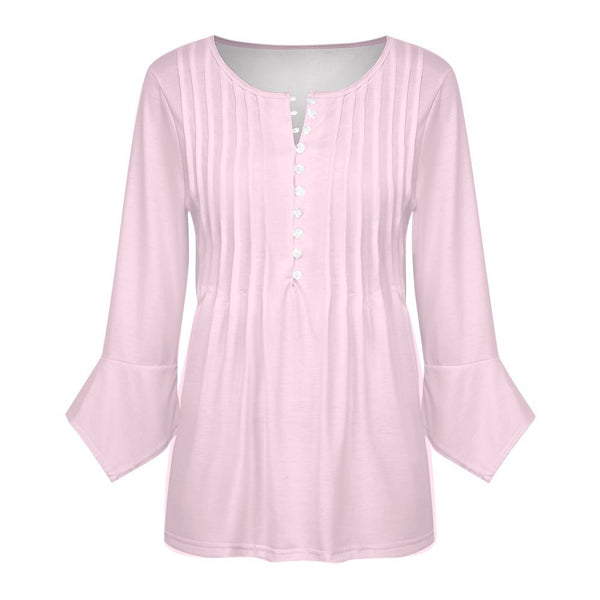 Women&#039;s Ruffled Petal Sleeve Top Women's ruffled petal sleeve top