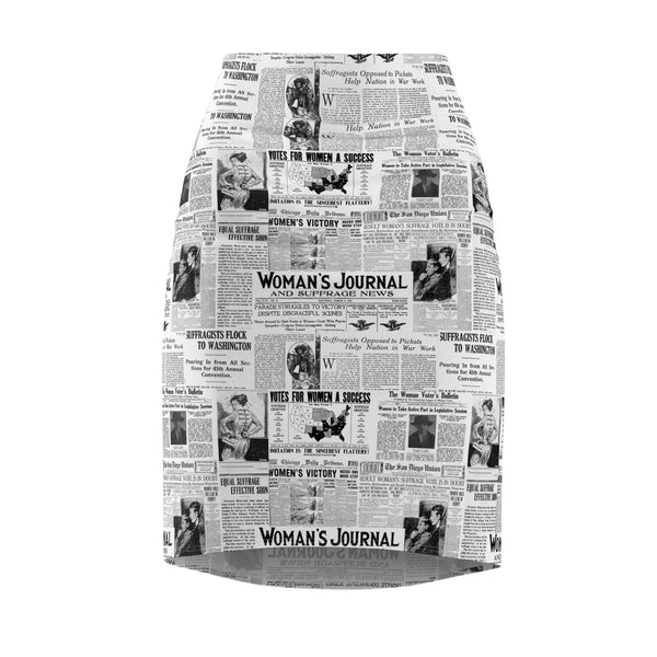 Women's Suffrage Commemorative Women's Pencil Skirt - Objet D'Art