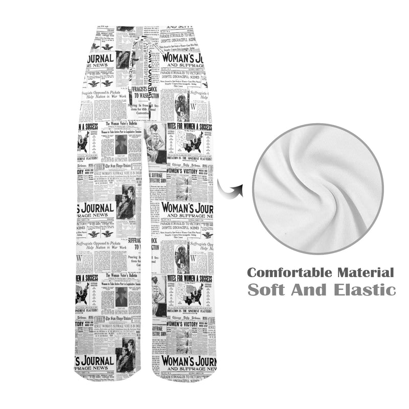 women suffrage Women's Wide Leg Lounge Pants