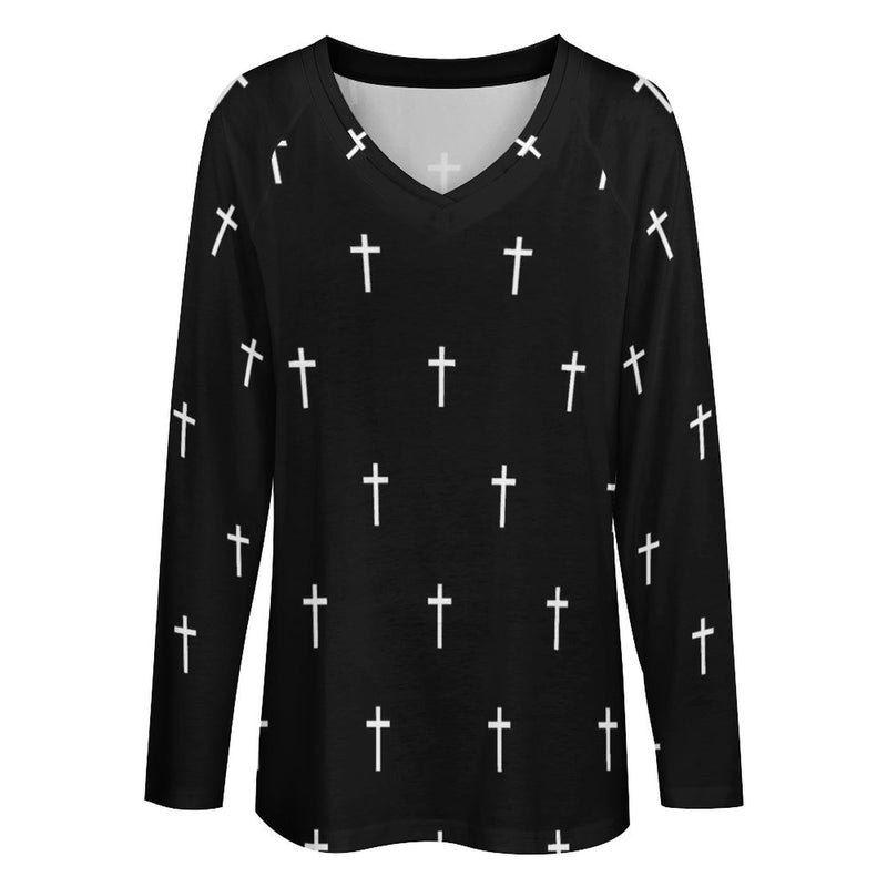 Women&#039;s Long Sleeve Loose Tee (TLREV2) Long sleeve loose tee