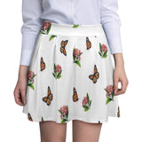 All Over Print Skater Skirt longuette