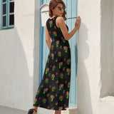 Sleeveless Long Dress (NZ028) Sleeveless dress