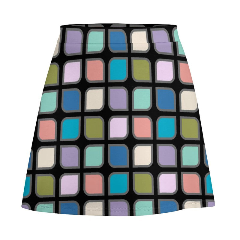 All Over Print Skirt (ALQ) Short skirt