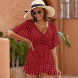 Polka Dot Women's Cover Up Dress