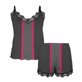 shell purse 6 Women's Lace Camisole Pajama Set