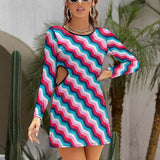 Hollow Slim-Fit Dress Slim dress with hollow waist