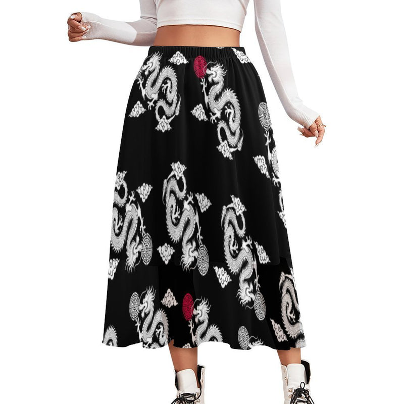 Double-Layer Chiffon Skirt Double layer Chiffon Skirt