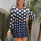 Hollow Slim-Fit Dress Slim dress with hollow waist