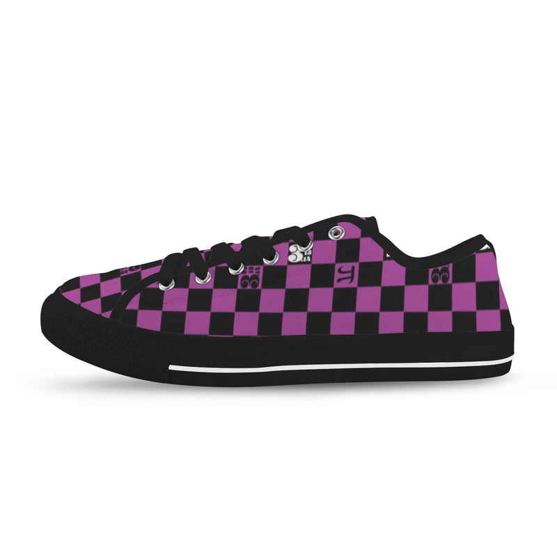 pi symbol print Seattle Low Top Women's Shoes (Model 1013-6)