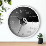 Mathematics Equation Wall Clock