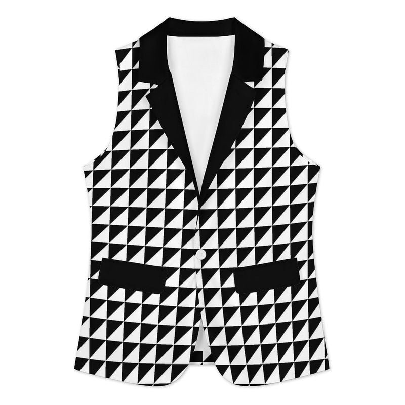 Women's suit vest Women Sleeveless Blazer