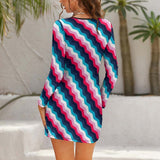 Hollow Slim-Fit Dress Slim dress with hollow waist