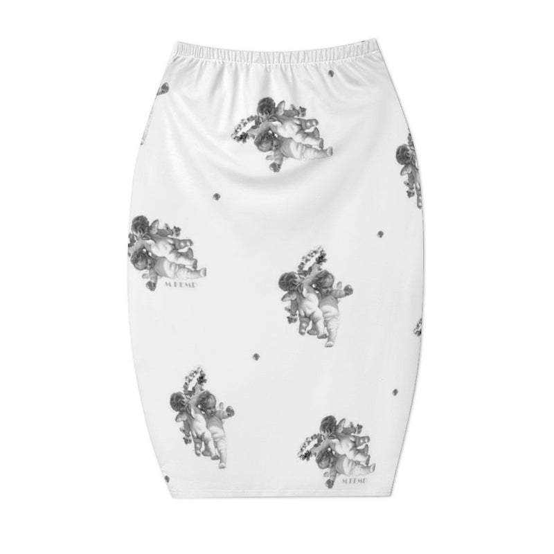 Tulip Hem Pencil Skirt Strapless dress