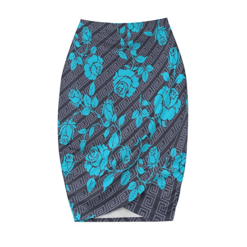 Tulip Hem Pencil Skirt Strapless dress