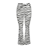 leopard skirt 2A High Waist Crossover Tummy Control Flare Leggings