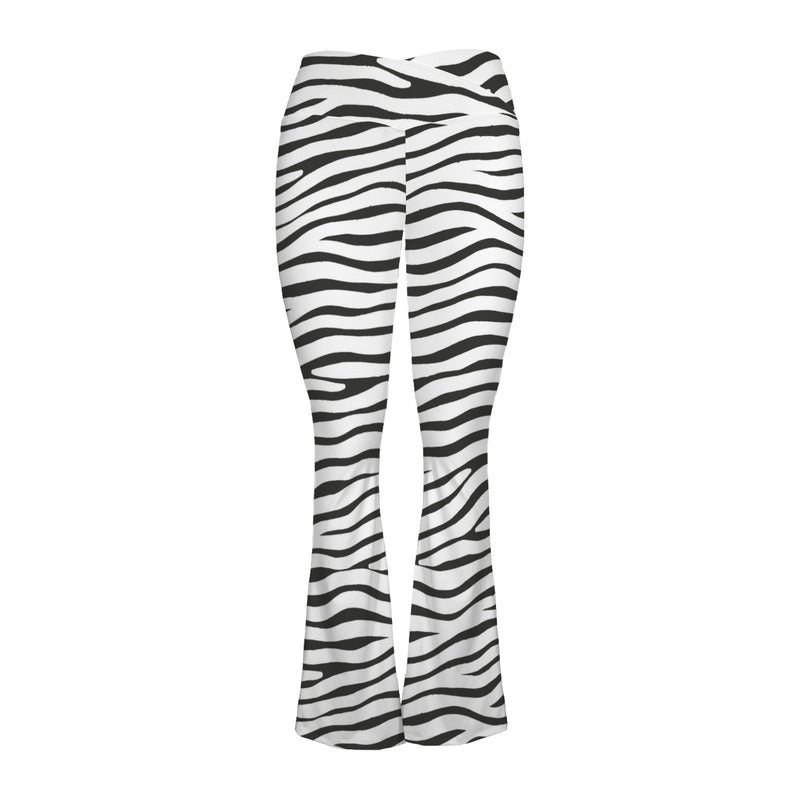 leopard skirt 2A High Waist Crossover Tummy Control Flare Leggings