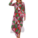 Button-Up Long Sleeve Shirt Dress Long sleeved shirt dress