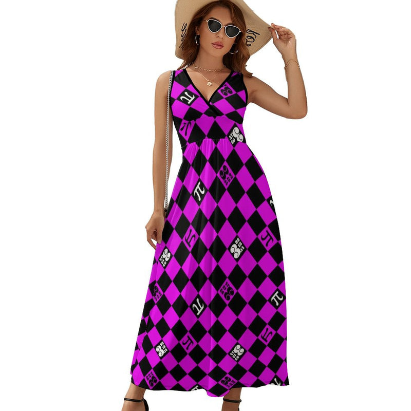 Sleeveless Long Dress (NZ028) Sleeveless dress