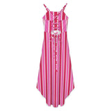 Women&#039;s High-Low Spaghetti Strap Dress Tailcoat skirt