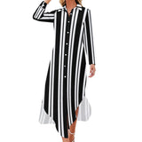 Button-Up Long Sleeve Shirt Dress Long sleeved shirt dress