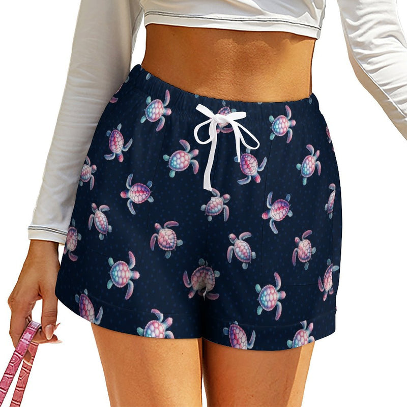 Women&#039;s High-Waisted Loose Shorts High waist loose shorts