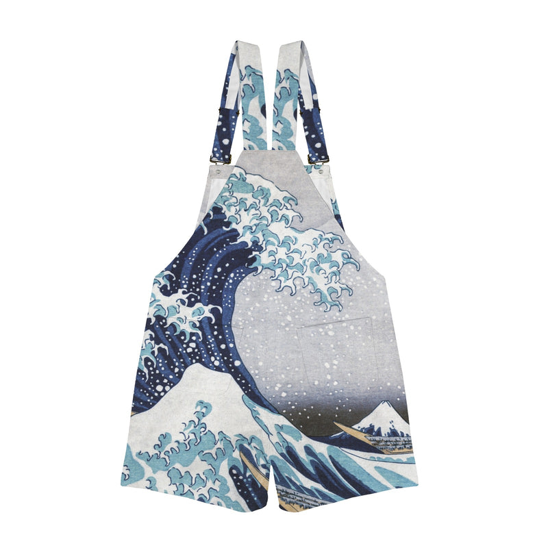 back hokasai Unisex Shorts Suspender Jumpsuit (Model L78)