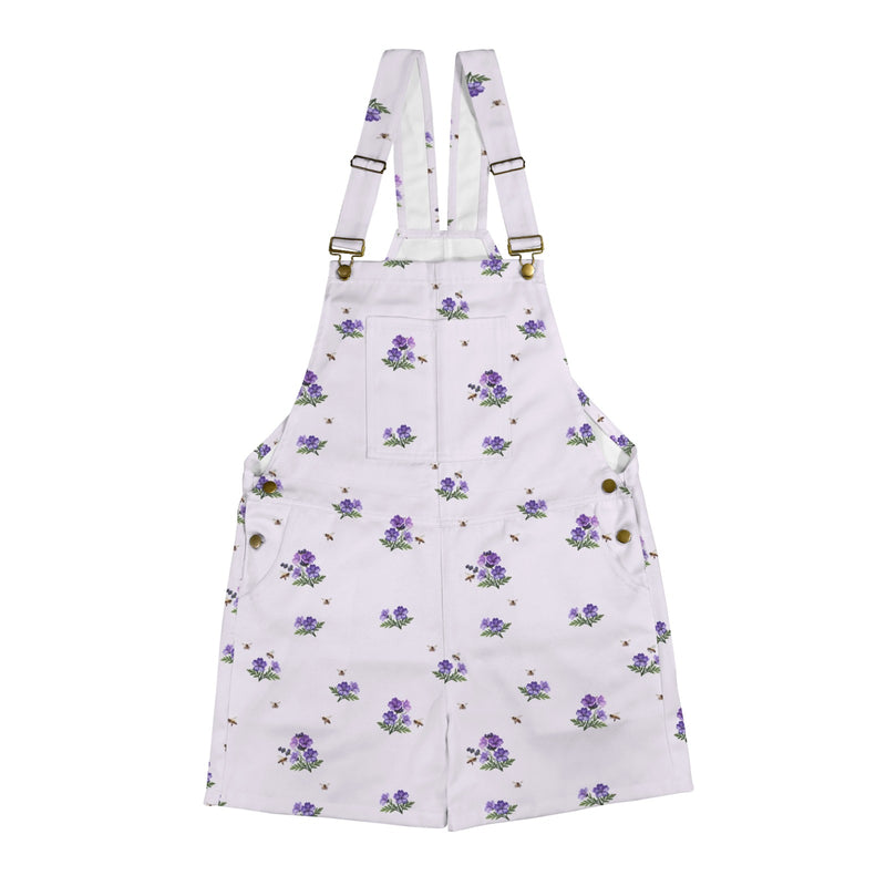 apiary print 5B Unisex Shorts Suspender Jumpsuit (Model L78)