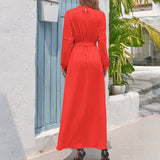 Long Sleeve High Neck Long Dress Long dress