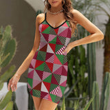 Sexy Spaghetti Strap Dress Women's sling dress