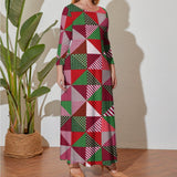 Plus Size Loose-Fit Long Sleeve Dress Long sleeved dress