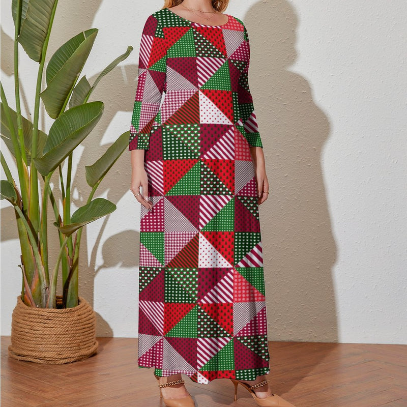 Plus Size Loose-Fit Long Sleeve Dress Long sleeved dress