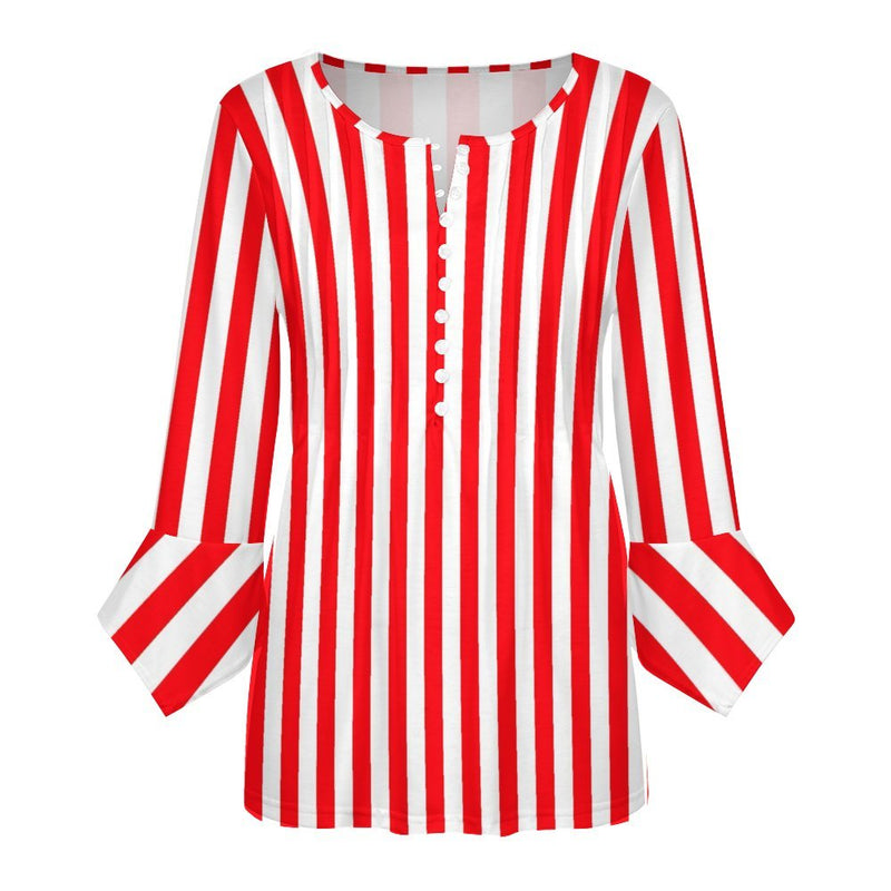 Women&#039;s Ruffled Petal Sleeve Top Women's ruffled petal sleeve top