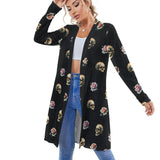 Women's Mid-Length Cardigan (NZ060) Medium length cardigan