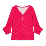 Women&#039;s V-Neck Petal Sleeve Blouse Petal sleeve top