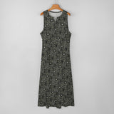 Paisley Sleeveless Long Dress