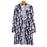 Women's Mid-Length Cardigan (NZ060) Medium length cardigan