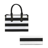 Boldy Go Striped PU Leather Handbag-Small