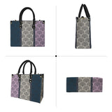 tricolor shell purse print PU Leather Handbag-Medium (Model 1747)