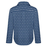 Peacefully Posh Long Sleeve Cropped Hem Blouse