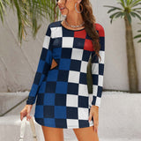 Hollow Slim-Fit Dress Slim dress with hollow waist