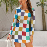 Hollow Slim-Fit Dress Slim dress with hollow waist