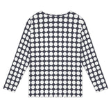 Women's Asymmetrical Neck Button-Up Shirt Long sleeved T-shirt