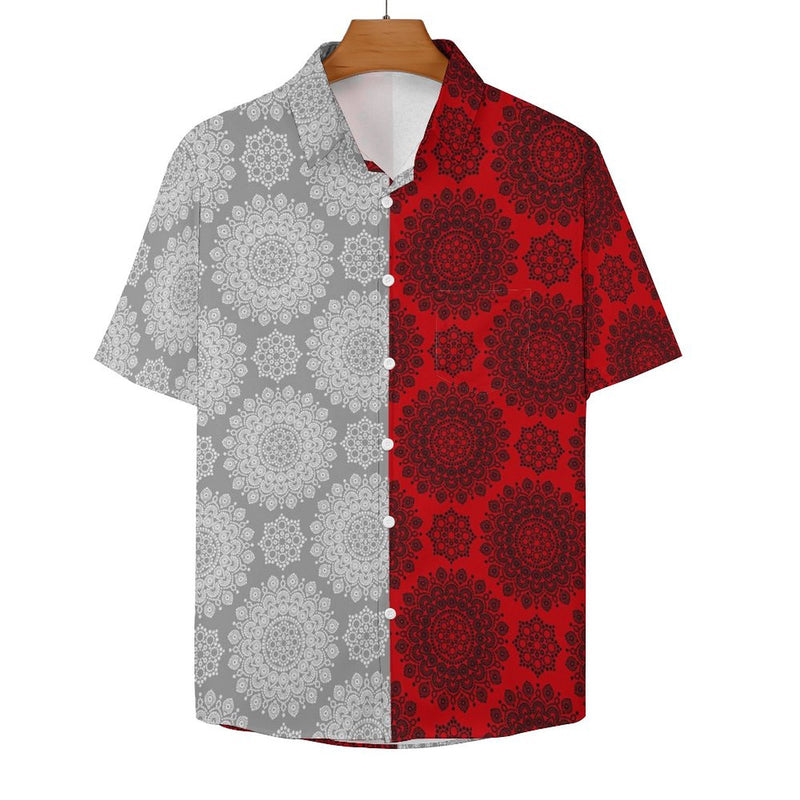 A short sleeved shirt Women Short-Sleeve Blouse with Pocket