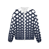 white solid print addsart Women's Lightweight Sun Protection Hoodie (Model H62)