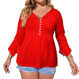 Women&#039;s Ruffled Petal Sleeve Top Women's ruffled petal sleeve top