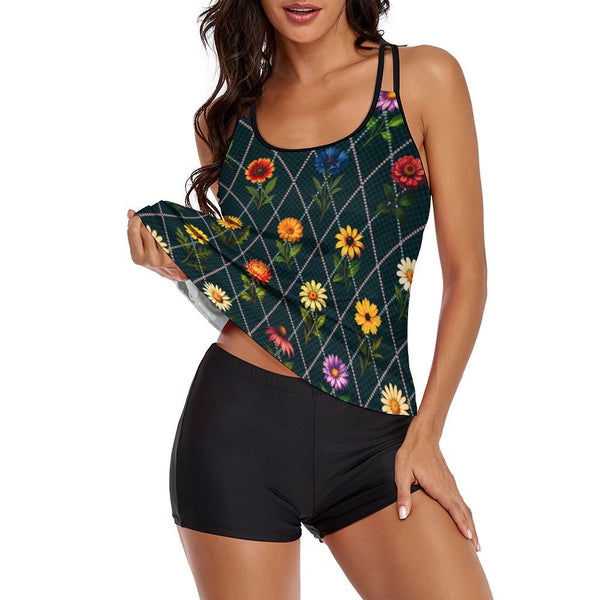 Swimsuit suit Two-piece Swimsuit (QZ6072)